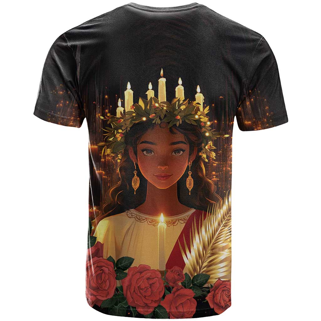 Happy St. Lucy T Shirt Light of Christ - Wonder Print Shop