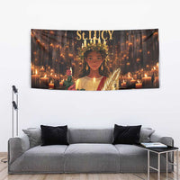 Happy St. Lucy Tapestry Light of Christ - Wonder Print Shop