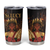 Happy St. Lucy Tumbler Cup Light of Christ - Wonder Print Shop
