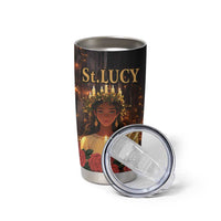 Happy St. Lucy Tumbler Cup Light of Christ - Wonder Print Shop