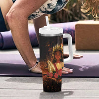 Happy St. Lucy Tumbler With Handle Light of Christ - Wonder Print Shop