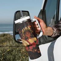 Happy St. Lucy Tumbler With Handle Light of Christ - Wonder Print Shop