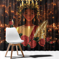Happy St. Lucy Window Curtain Light of Christ - Wonder Print Shop
