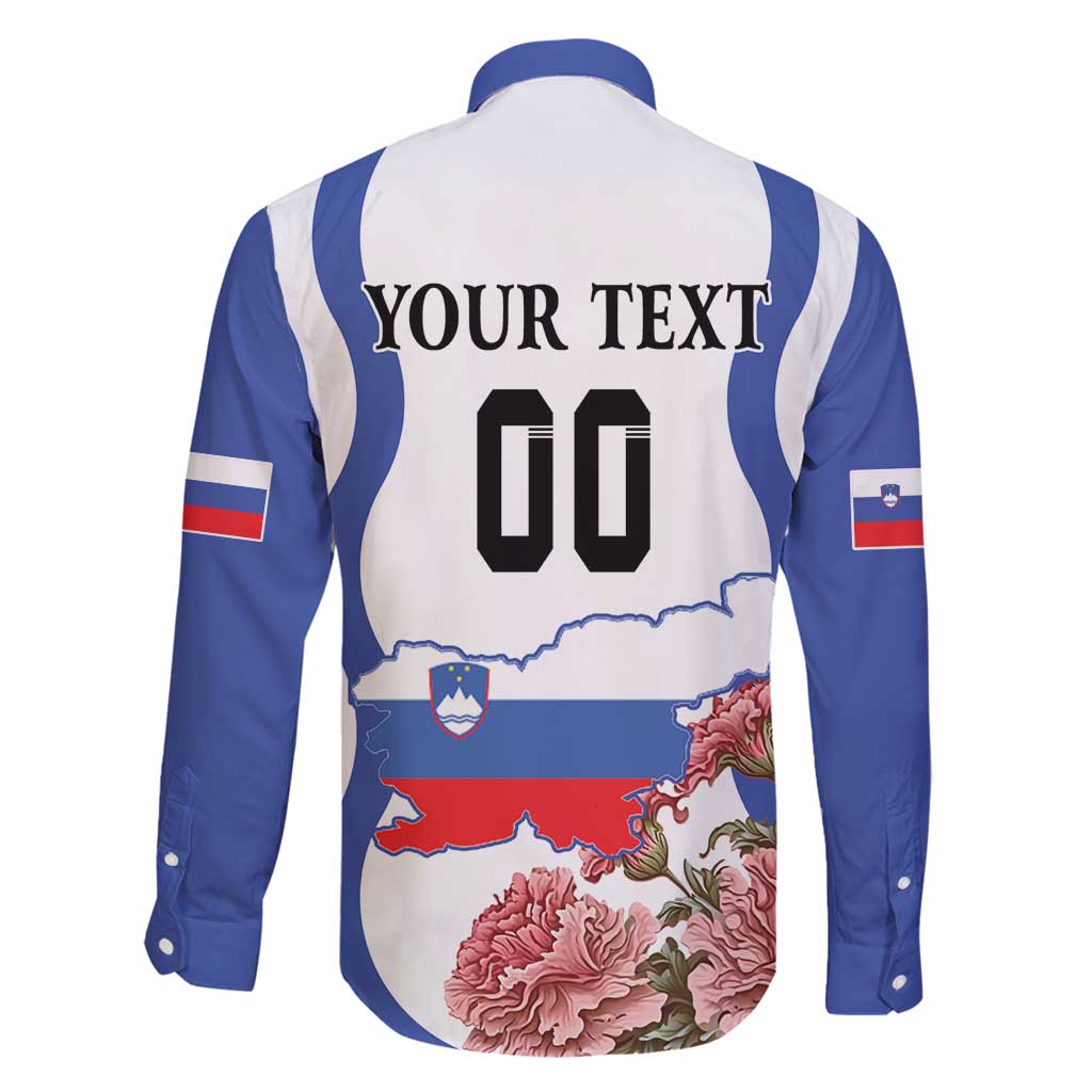 Custom Slovenia Independence Day Family Matching Summer Maxi Dress and Hawaiian Shirt The Olm With Carnation Flowers - Wonder Print Shop