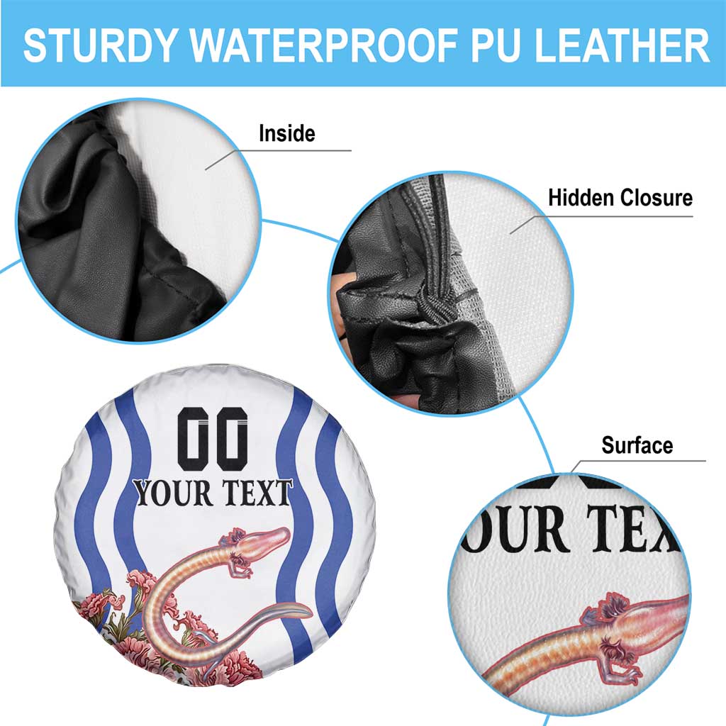 Custom Slovenia Independence Day Spare Tire Cover The Olm With Carnation Flowers - Wonder Print Shop