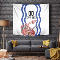 Custom Slovenia Independence Day Tapestry The Olm With Carnation Flowers - Wonder Print Shop