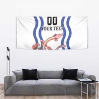 Custom Slovenia Independence Day Tapestry The Olm With Carnation Flowers - Wonder Print Shop