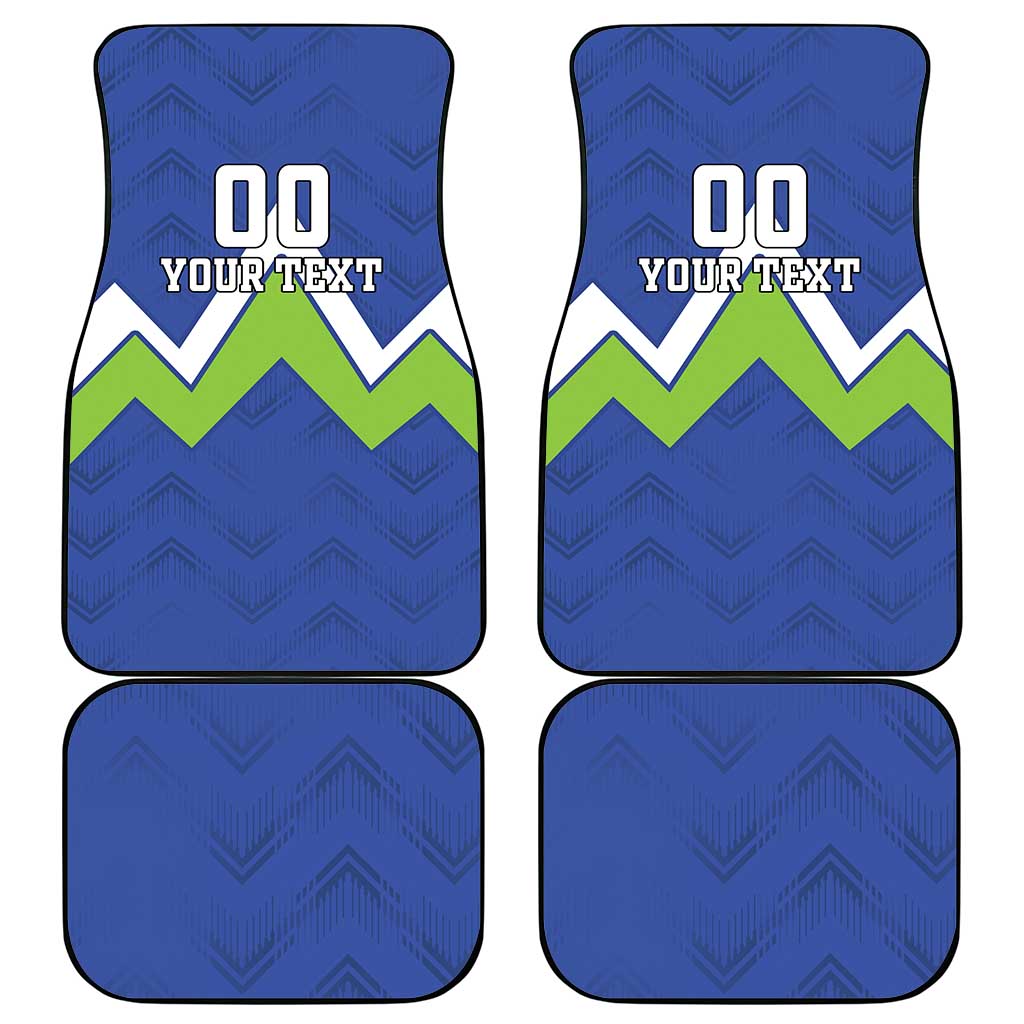 Custom Slovenia Football Car Mats Lipizzaner Horse Sport Style - Wonder Print Shop