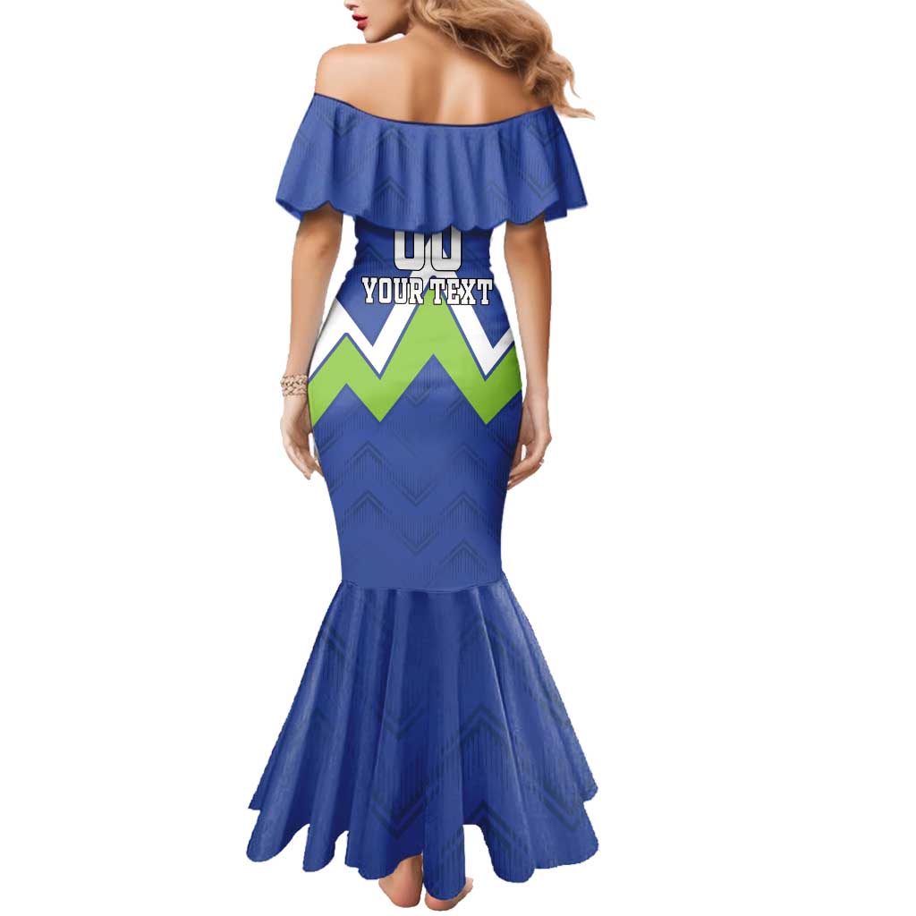 Custom Slovenia Football Family Matching Mermaid Dress and Hawaiian Shirt Lipizzaner Horse Sport Style - Wonder Print Shop