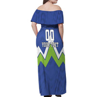 Custom Slovenia Football Family Matching Off Shoulder Maxi Dress and Hawaiian Shirt Lipizzaner Horse Sport Style - Wonder Print Shop