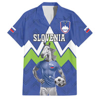 Custom Slovenia Football Family Matching Puletasi and Hawaiian Shirt Lipizzaner Horse Sport Style - Wonder Print Shop