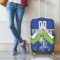 Custom Slovenia Football Luggage Cover Lipizzaner Horse Sport Style - Wonder Print Shop