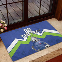 Custom Slovenia Football Rubber Doormat Lipizzaner Horse Sport Style - Wonder Print Shop
