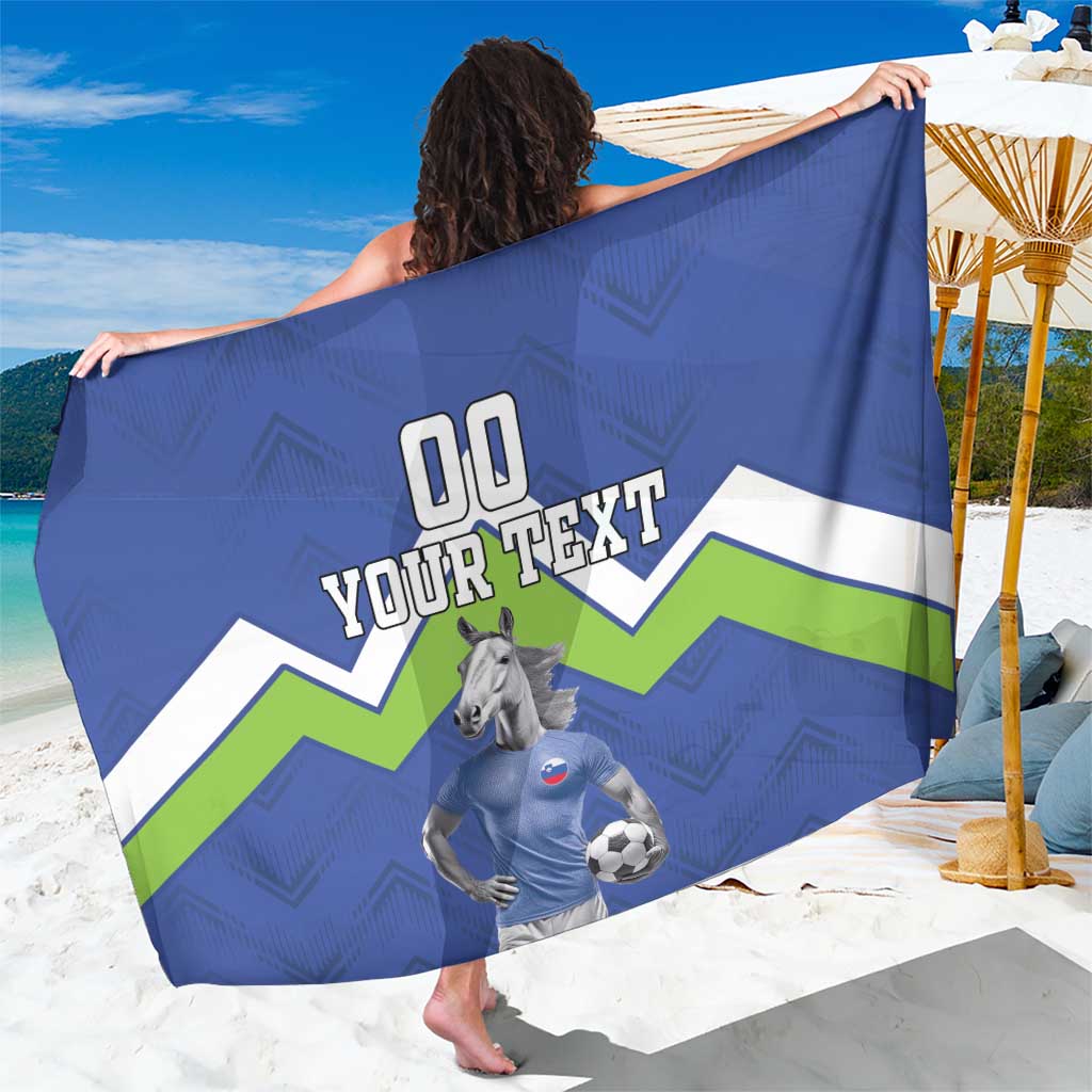 Custom Slovenia Football Sarong Lipizzaner Horse Sport Style - Wonder Print Shop