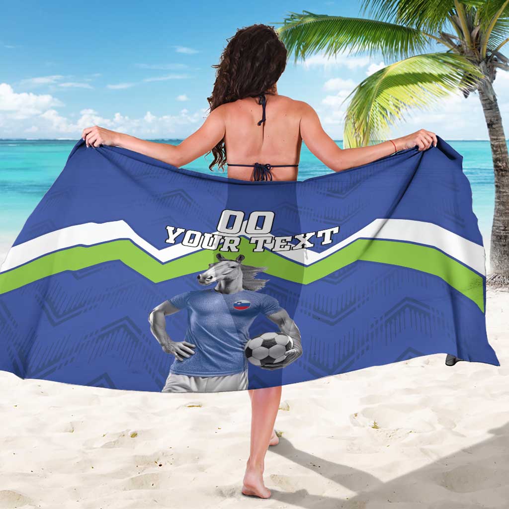 Custom Slovenia Football Sarong Lipizzaner Horse Sport Style - Wonder Print Shop