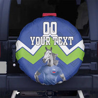 Custom Slovenia Football Spare Tire Cover Lipizzaner Horse Sport Style - Wonder Print Shop