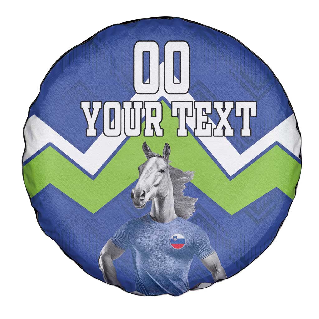 Custom Slovenia Football Spare Tire Cover Lipizzaner Horse Sport Style - Wonder Print Shop