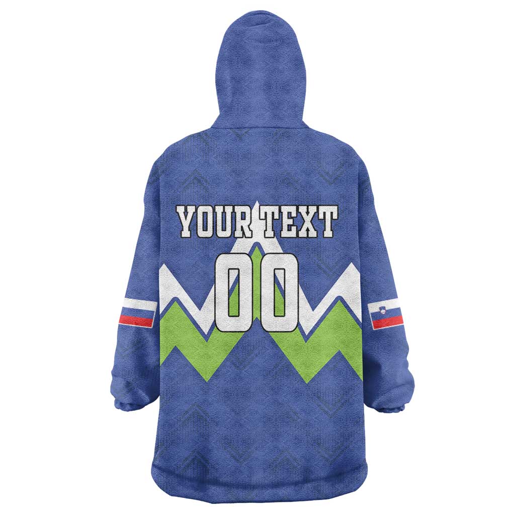 Custom Slovenia Football Wearable Blanket Hoodie Lipizzaner Horse Sport Style - Wonder Print Shop