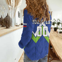 Custom Slovenia Football Women Casual Shirt Lipizzaner Horse Sport Style - Wonder Print Shop