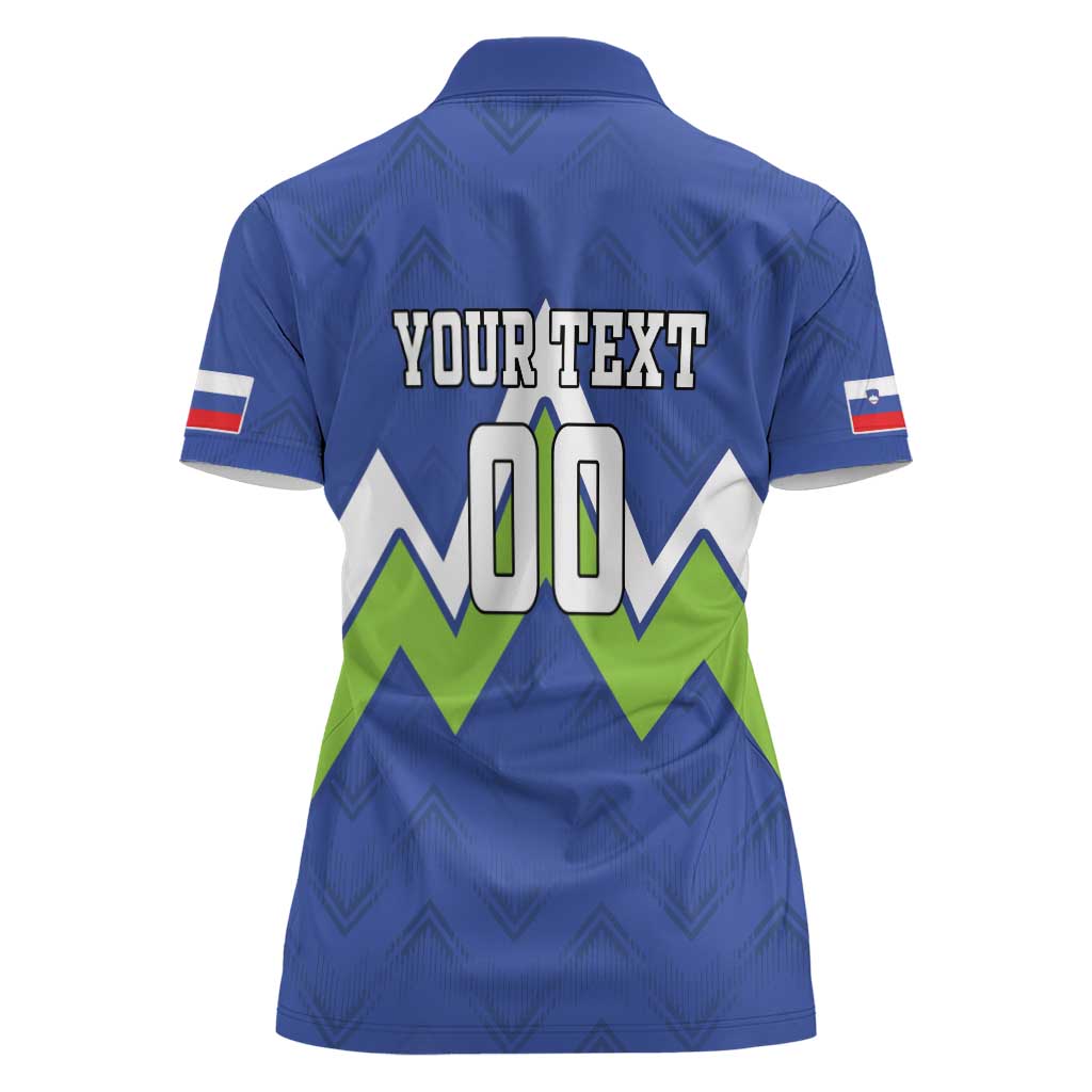 Custom Slovenia Football Women Polo Shirt Lipizzaner Horse Sport Style - Wonder Print Shop