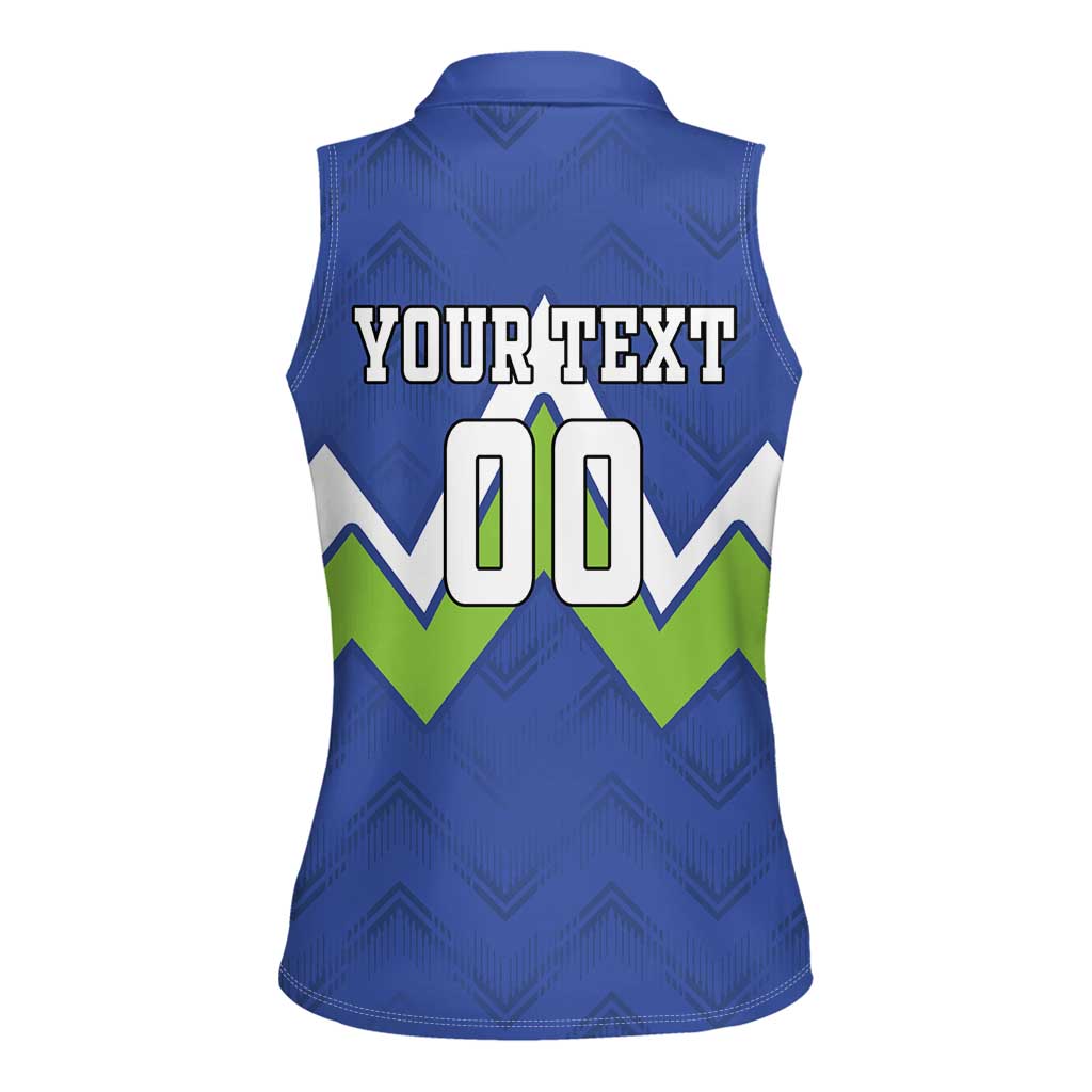 Custom Slovenia Football Women Sleeveless Polo Shirt Lipizzaner Horse Sport Style - Wonder Print Shop