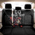Custom Wales Rugby Back Car Seat Cover Welsh Dragon Mascot Black Version