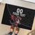 Custom Wales Rugby Rubber Doormat Welsh Dragon Mascot Black Version - Wonder Print Shop