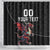 Custom Wales Rugby Shower Curtain Welsh Dragon Mascot Black Version - Wonder Print Shop