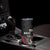 Custom Wales Rugby Skinny Tumbler Welsh Dragon Mascot Black Version - Wonder Print Shop