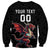 Custom Wales Rugby Sweatshirt Welsh Dragon Mascot Black Version - Wonder Print Shop