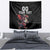 Custom Wales Rugby Tapestry Welsh Dragon Mascot Black Version - Wonder Print Shop