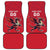 Custom Wales Rugby Car Mats Welsh Dragon Mascot Red Version