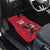 Custom Wales Rugby Car Mats Welsh Dragon Mascot Red Version