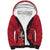 Custom Wales Rugby Sherpa Hoodie Welsh Dragon Mascot Red Version - Wonder Print Shop