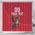 Custom Wales Rugby Shower Curtain Welsh Dragon Mascot Red Version - Wonder Print Shop