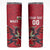 Custom Wales Rugby Skinny Tumbler Welsh Dragon Mascot Red Version - Wonder Print Shop