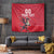 Custom Wales Rugby Tapestry Welsh Dragon Mascot Red Version - Wonder Print Shop