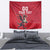 Custom Wales Rugby Tapestry Welsh Dragon Mascot Red Version - Wonder Print Shop