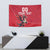 Custom Wales Rugby Tapestry Welsh Dragon Mascot Red Version - Wonder Print Shop