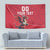 Custom Wales Rugby Tapestry Welsh Dragon Mascot Red Version - Wonder Print Shop