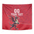 Custom Wales Rugby Tapestry Welsh Dragon Mascot Red Version - Wonder Print Shop