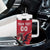 Custom Wales Rugby Tumbler With Handle Welsh Dragon Mascot Red Version - Wonder Print Shop