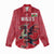 Custom Wales Rugby Women Casual Shirt Welsh Dragon Mascot Red Version - Wonder Print Shop