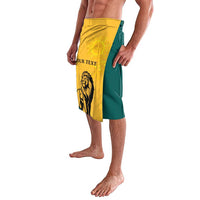 Personalized Sri Lanka Independence Day 1948 Lavalava Lion With Traditional Sun Face - Wonder Print Shop