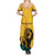 Personalized Sri Lanka Independence Day 1948 Summer Maxi Dress Lion With Traditional Sun Face - Wonder Print Shop