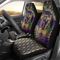 Six Seven Mardi Gras Car Seat Cover 67 Carnival Mask Beads - Wonder Print Shop