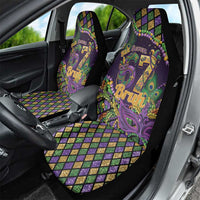 Six Seven Mardi Gras Car Seat Cover 67 Carnival Mask Beads - Wonder Print Shop