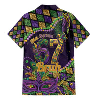 Six Seven Mardi Gras Family Matching Mermaid Dress and Hawaiian Shirt 67 Carnival Mask Beads - Wonder Print Shop
