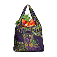 Six Seven Mardi Gras Grocery Bag 67 Carnival Mask Beads - Wonder Print Shop