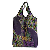 Six Seven Mardi Gras Grocery Bag 67 Carnival Mask Beads - Wonder Print Shop